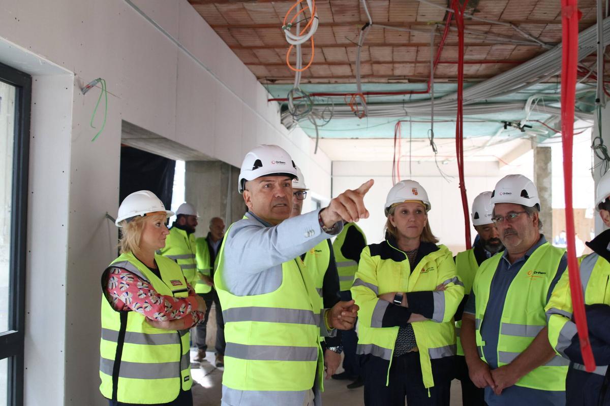 La vicepresidenta segunda, Isabel Blanco, visita las obras del Centro Cívico de Zamora