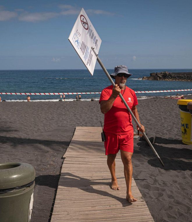 La reparación total del emisario de Puerto de la Cruz se completará en año y medio
