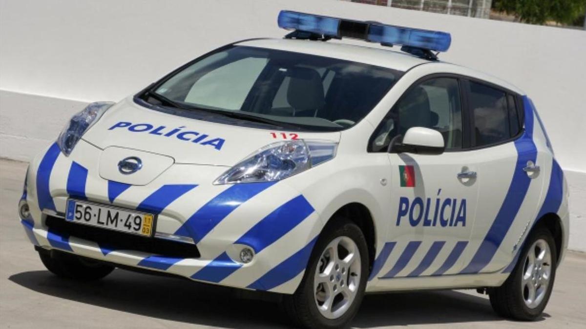 Un coche de policía de Portugal.