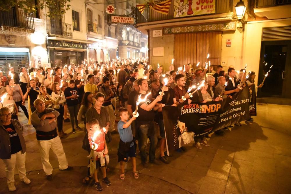 Marxa de torxes a Manresa