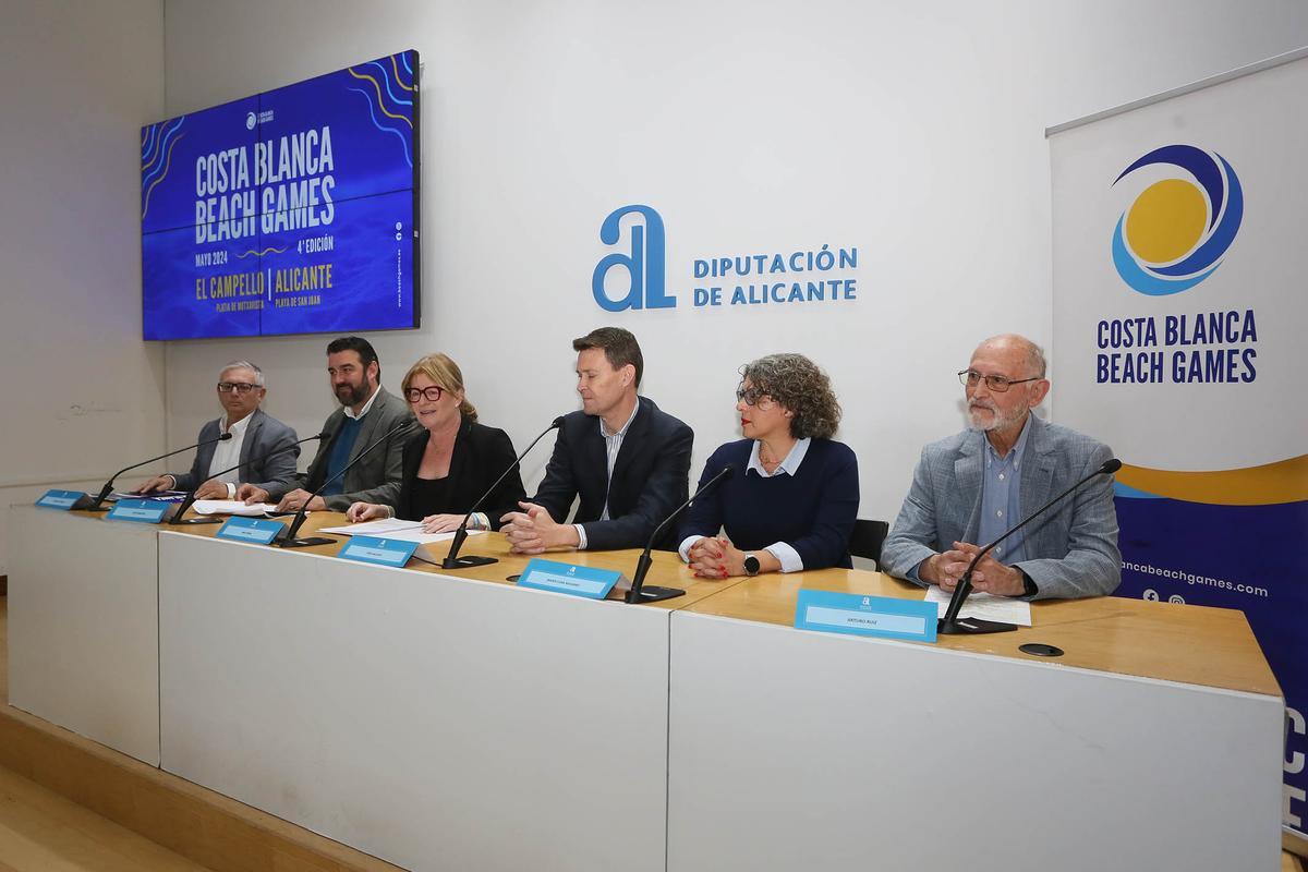 Presentación de los Costa Blanca Beach Games en al Diputación de Alicante