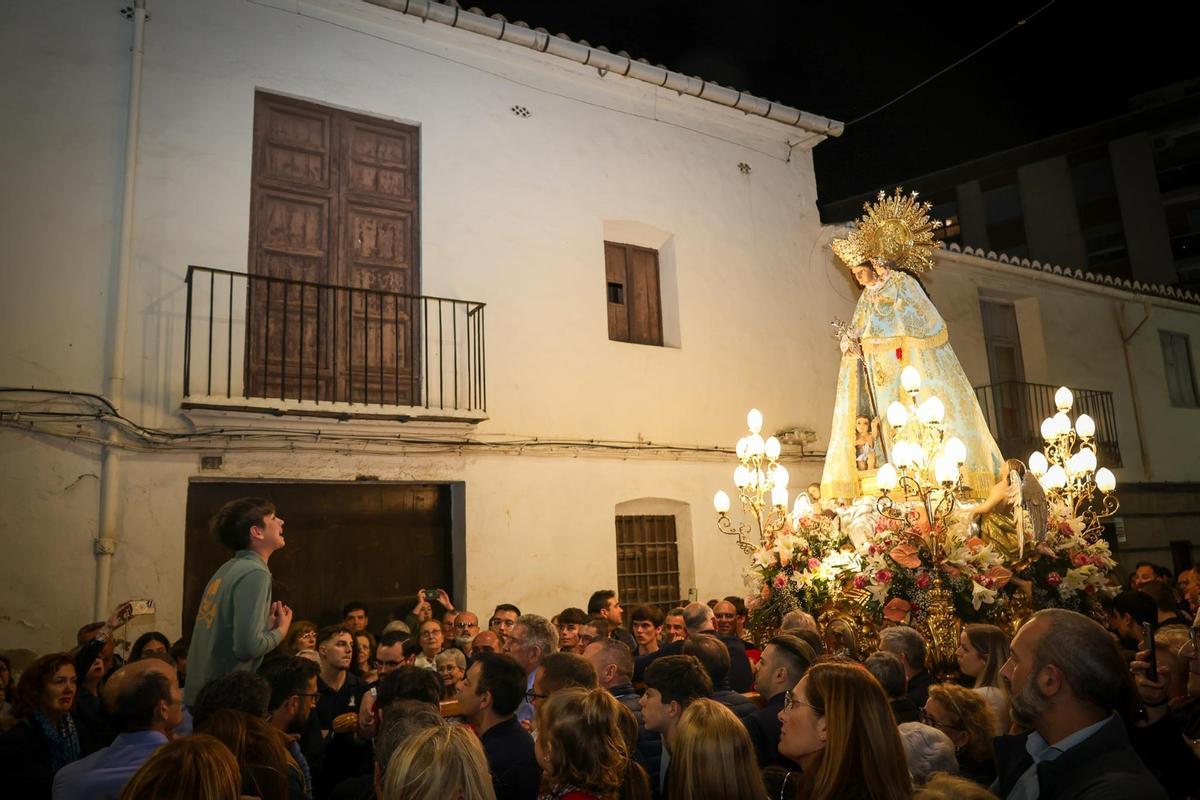 Uno de los actos en honor a la Virgen de los Desamparados.