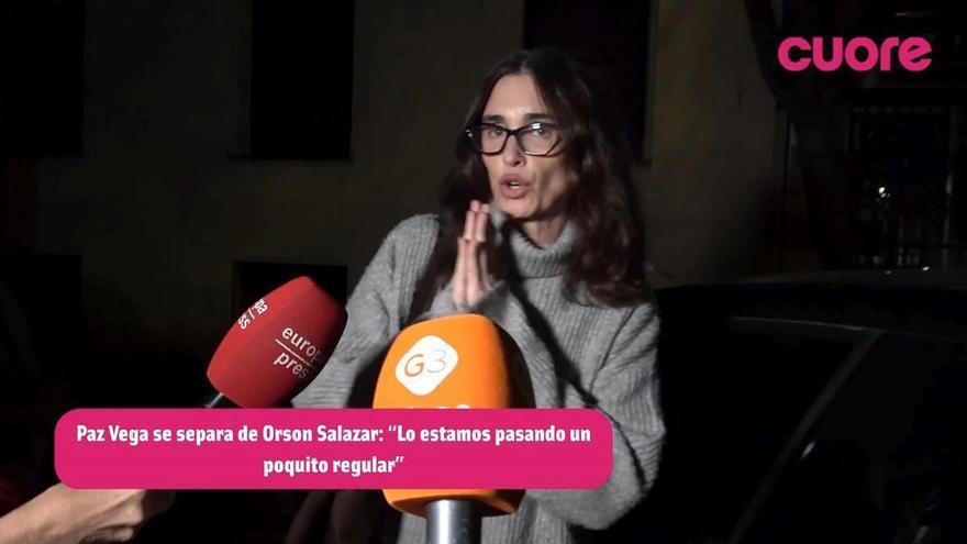 Las primeras palabras de Paz Vega tras confirmar su separación con Orson Salazar: "Es un momento difícil"