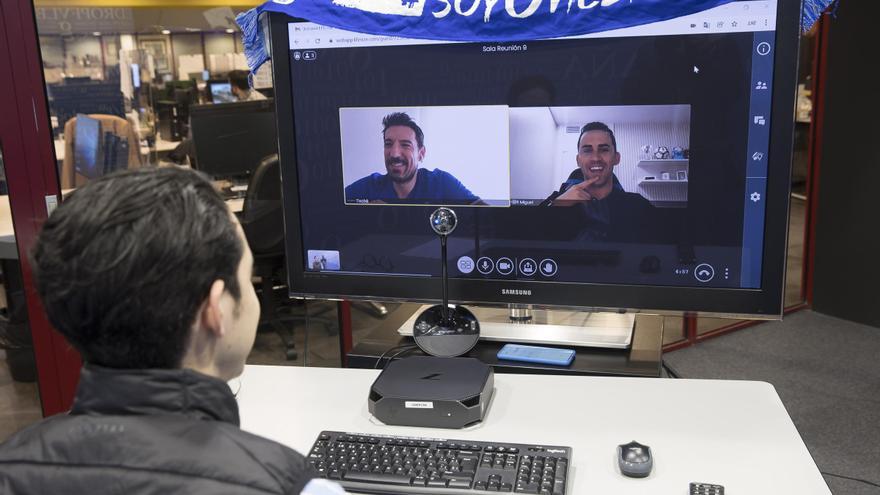 Linares y Toché: &quot;Esta temporada el Real Oviedo ha mejorado y va a pelear por el play-off&quot;