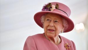 La reina Isabel II de Inglaterra, en una imagen de octubre de 2020