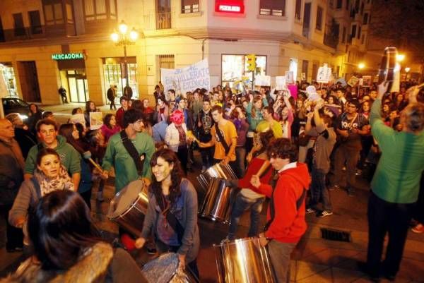 Fotogalería: Protesta contra la repercusión de la reforma educativa