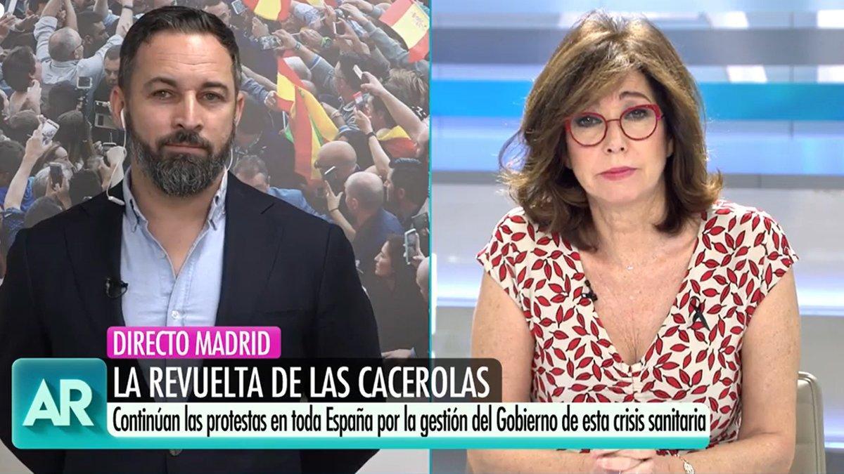 Ana Rosa y Santiago Abascal