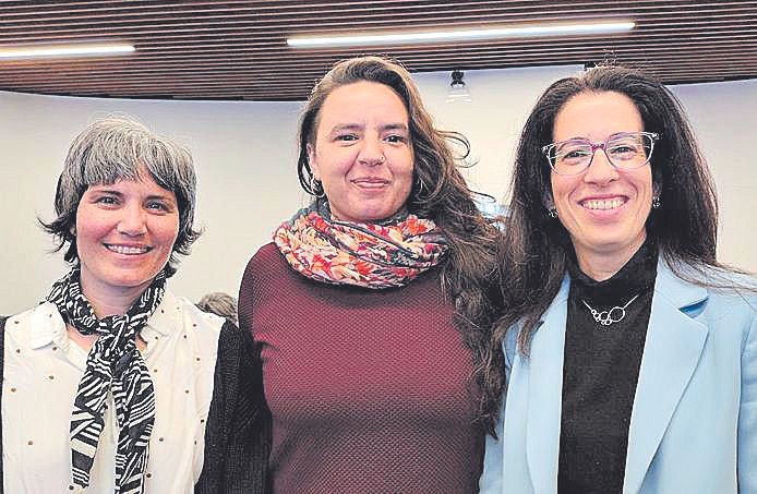Estela Moron, YaizaSantana y Sandra Espeja.