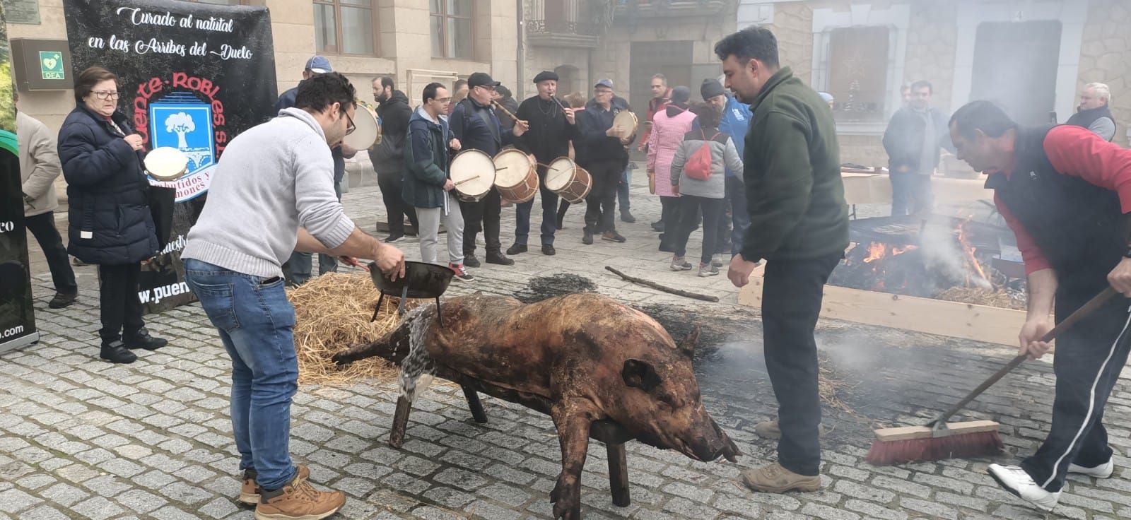 Fiesta de la matanza en Fermoselle