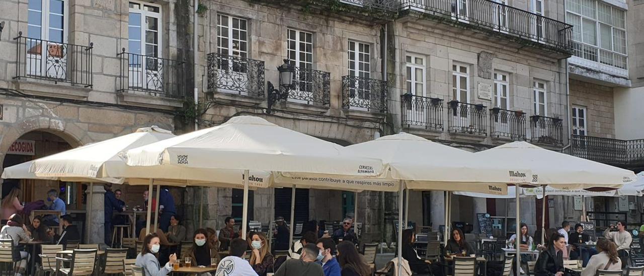 Reapertura de la hostelería en Vigo.