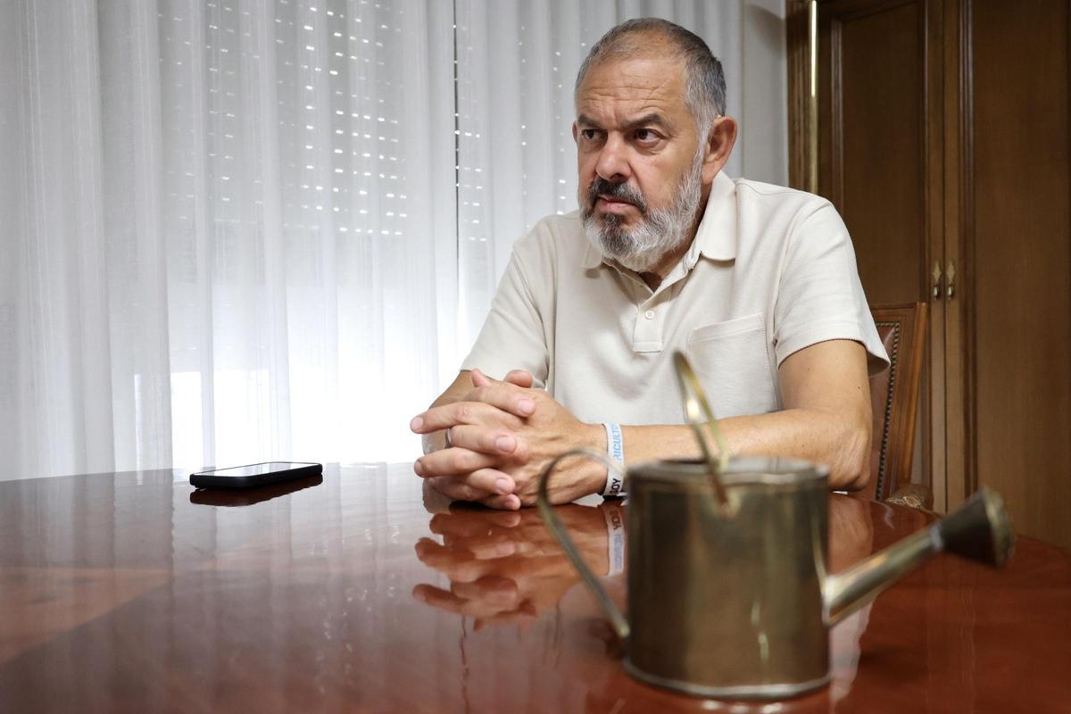 Lucas Jiménez, presidente del Sindicato Central de Regantes del Acueducto Tajo-Segura.