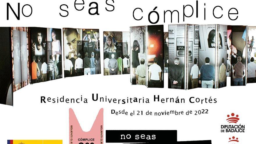 Cartel de la exposición que estará en la Residencia Universitaria Hernán Cortés.