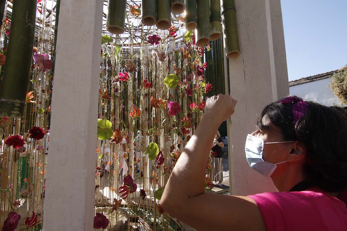 Instalación floral del Palacio de Viana