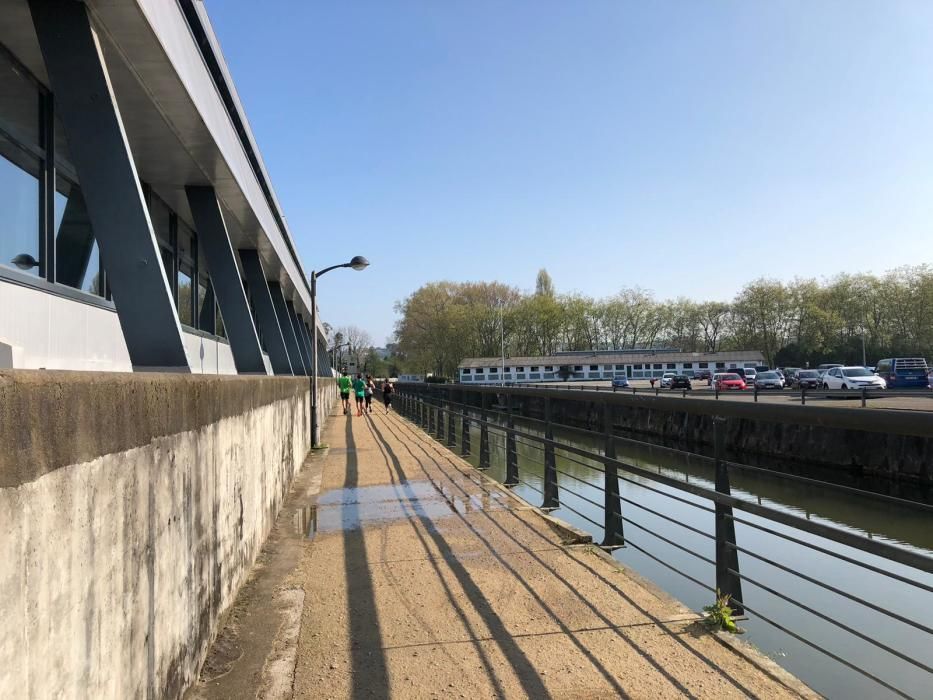 Correr por Gijón 4: el parque fluvial de Viesques