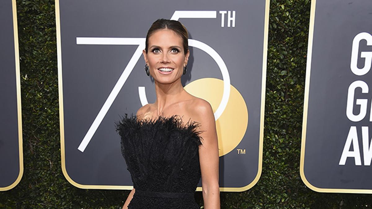 Heidi Klum en los Globos de Oro 2018