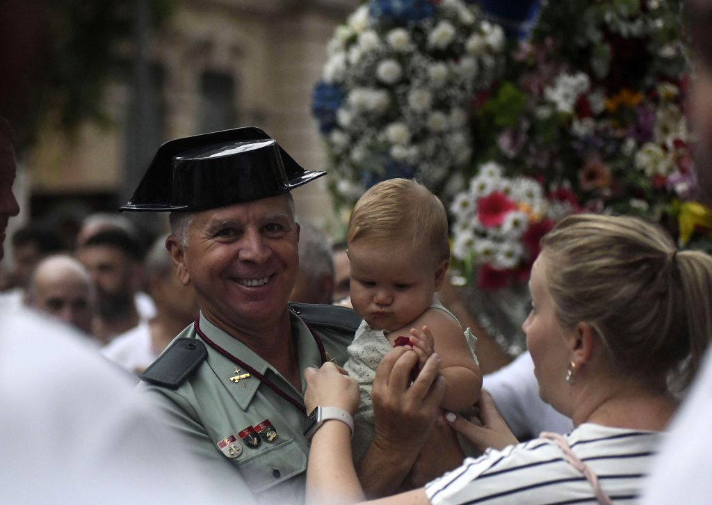 Romería de Murcia: Misa previa y primer tramo del recorrido