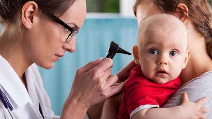 Las infecciones de oído son habituales en los bebés.