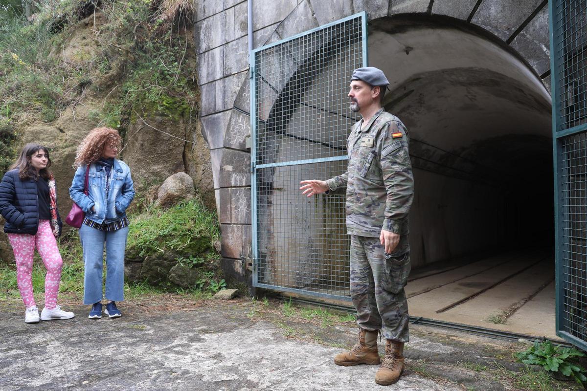 El acceso a uno de los túneles.