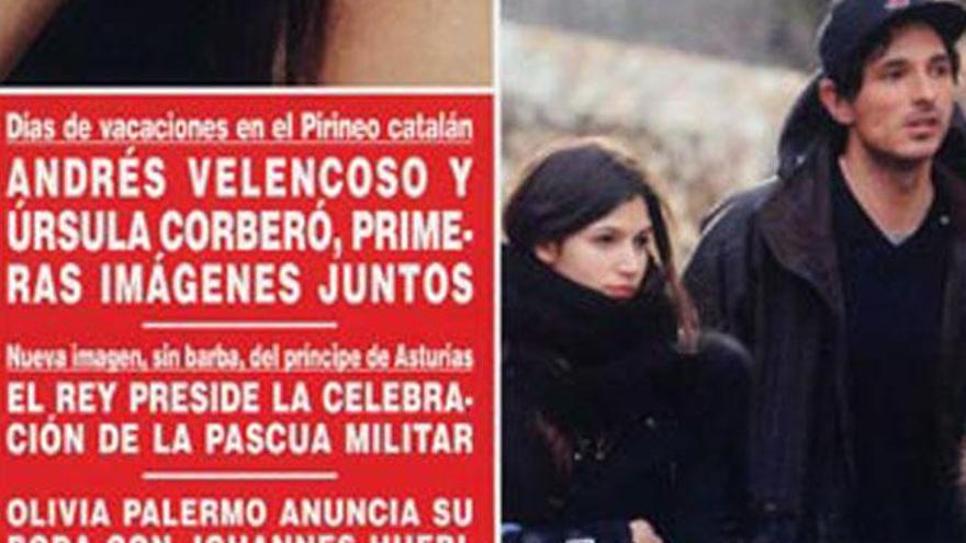 Úrsula Corberó y Andrés Velencoso, juntos en una foto.