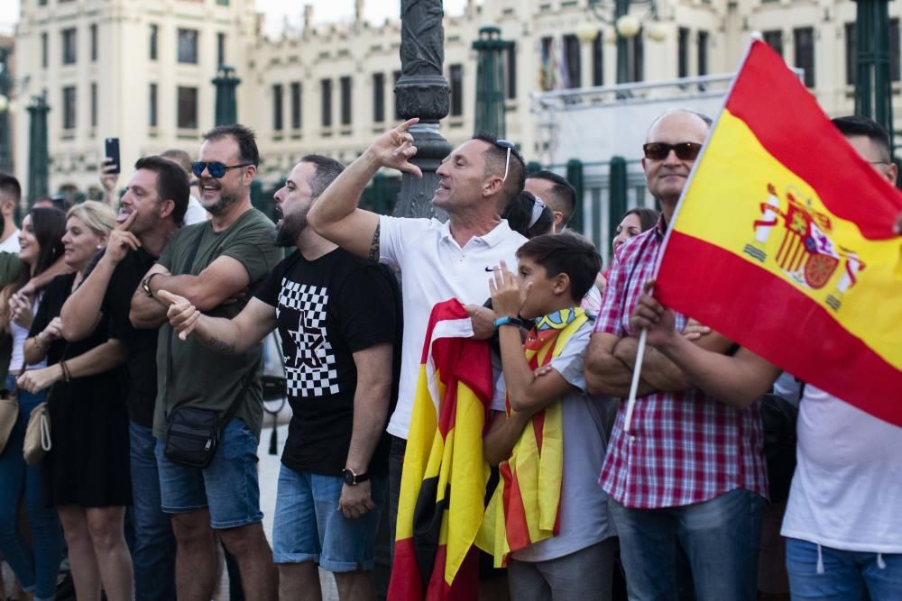 Manifestación 9 d'Octubre Valencia: tensión y altercados