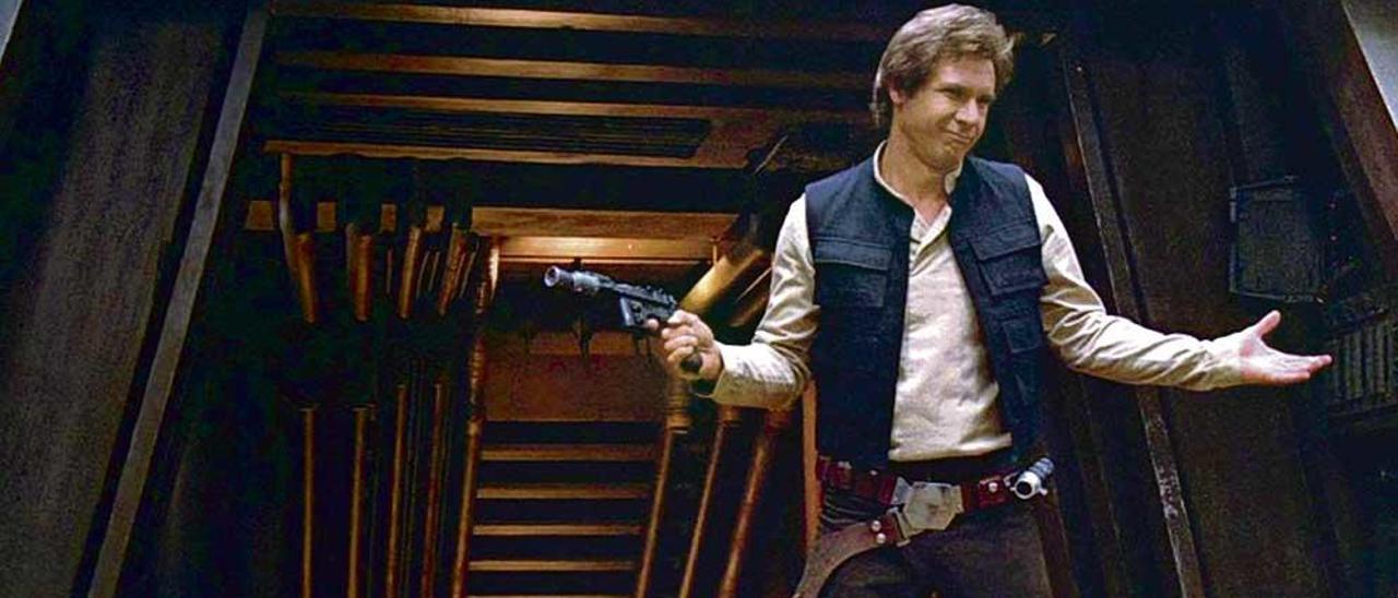 Harrison Ford en el papel de Han Solo