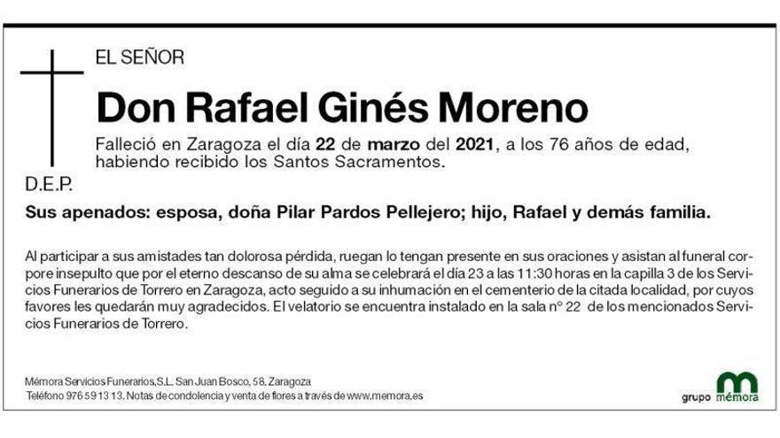 Don Rafael Ginés Moreno