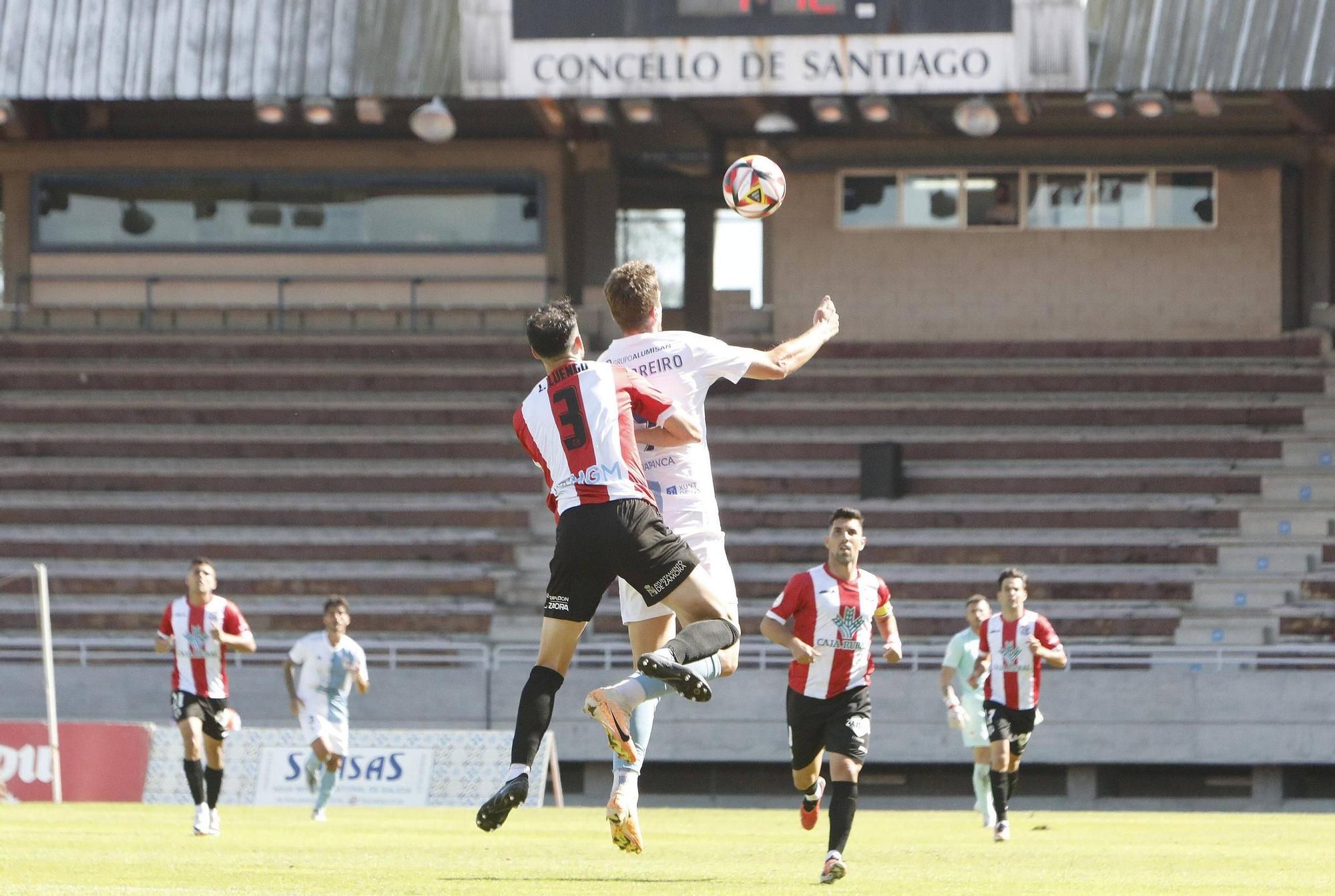 SD Compostela - Zamora CF: las imágenes del partido