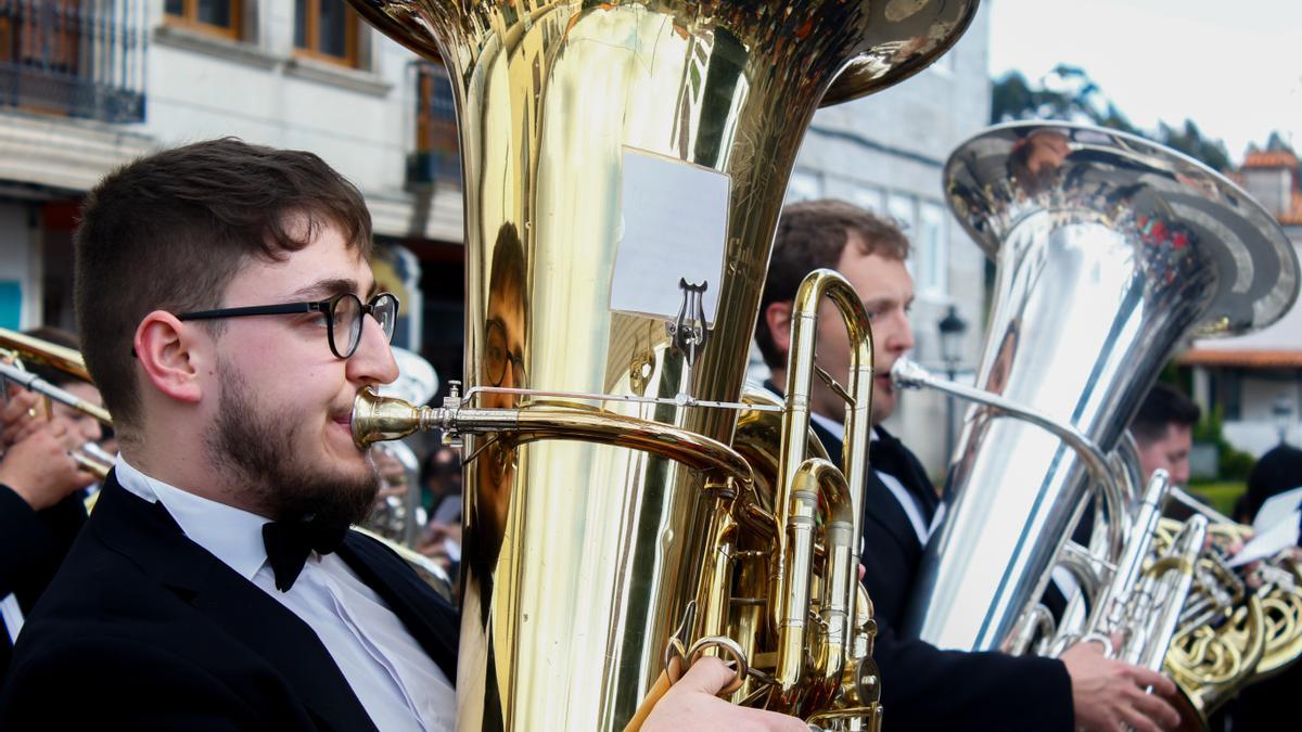 El trombón es uno de los instrumentos más espectaculares en las bandas de pueblo