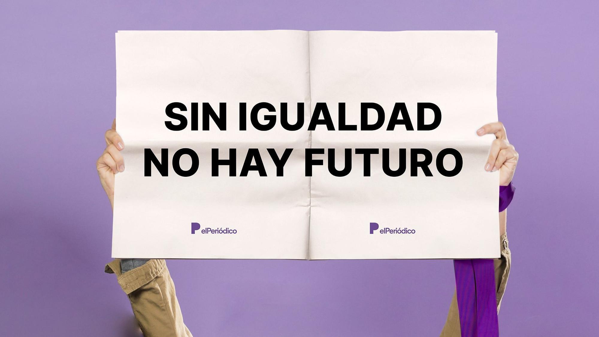 portada 8M  sin igualdad no hay futuro