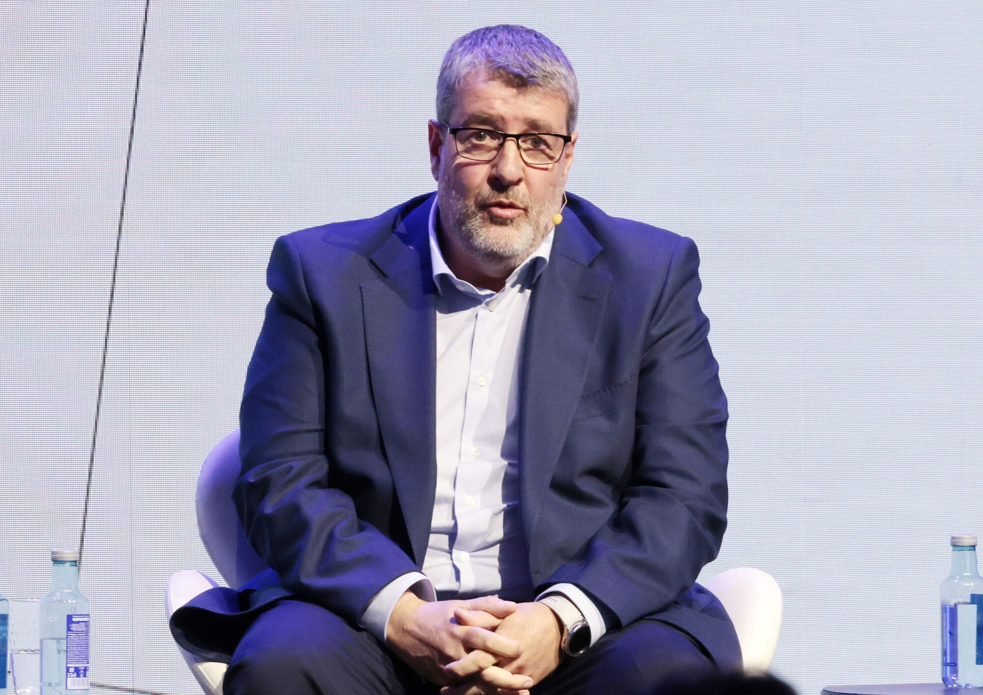 Un momento de la mesa redonda ‘Prioridades industriales’ con Almudena López, de PYMAR, Francisco Puga, de Delta Vigo, José Luis Mosquera, de Stellantis España e Iván-José Gómez, de Tecozam.