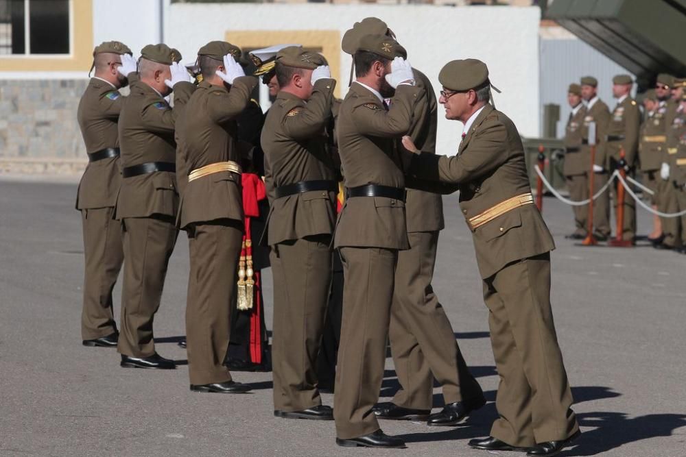 Acto por la festividad de Santa Bárbara en el Cuartel de Artillería Antiaérea de Cartagena