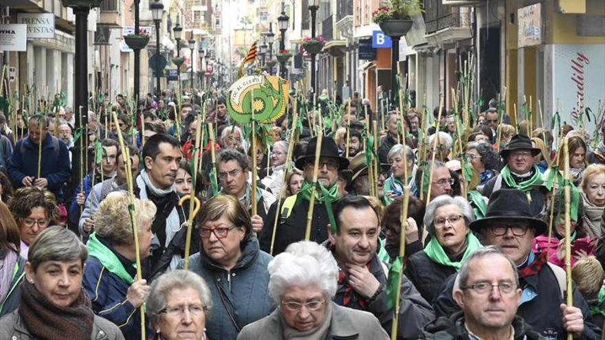 Domingo de tradición con la Romeria de les Canyes a la Magdalena