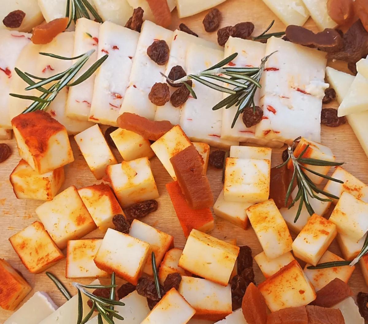 Tabla de quesos de Capricho Extremeño