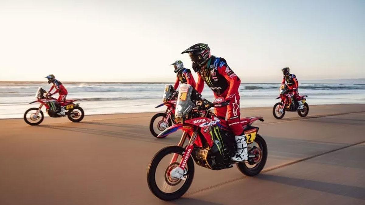 Los cuatro 'jinetes' de Honda para el Dakar 2023