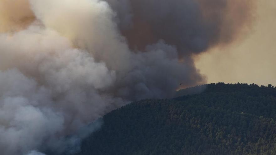 Un dels focs d&#039;Artés que se li imputen al detingut.