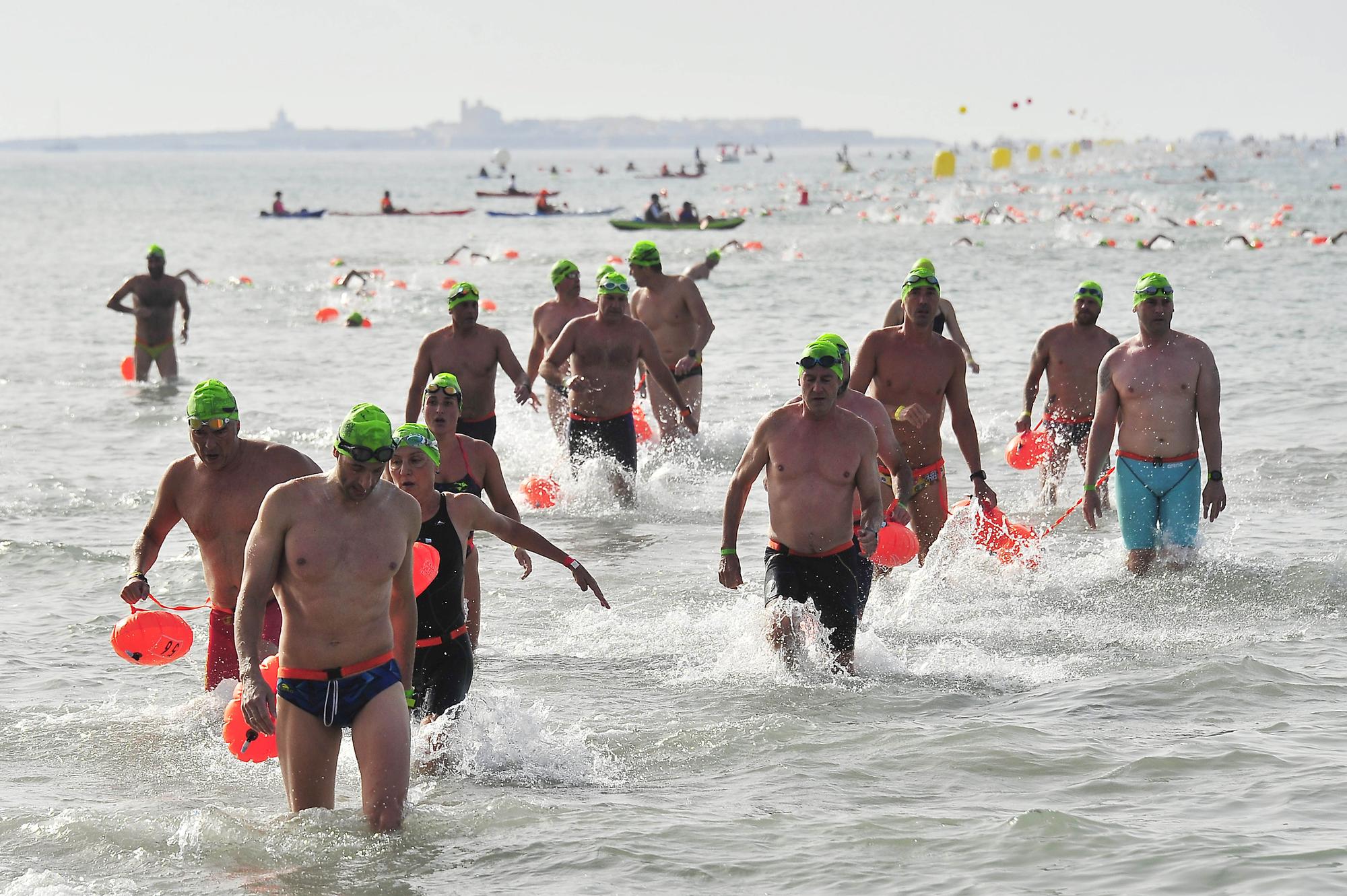 Travesía a nado Tabarca-Santa Pola.