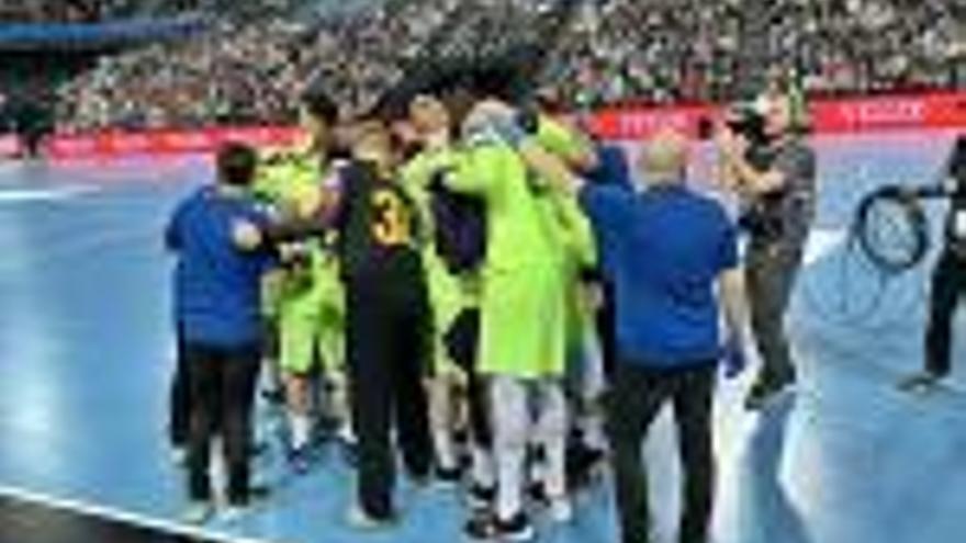 El Barça d&#039;handbol supera el Montpeller amb claredat