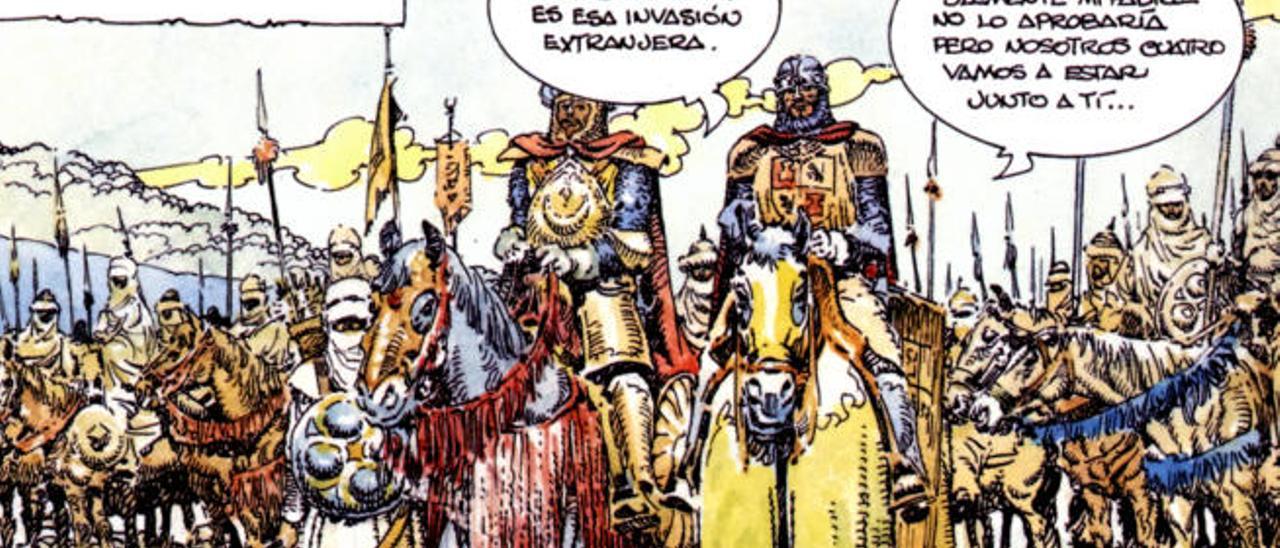 Una de las viñetas de &#039;El Cid&#039; .