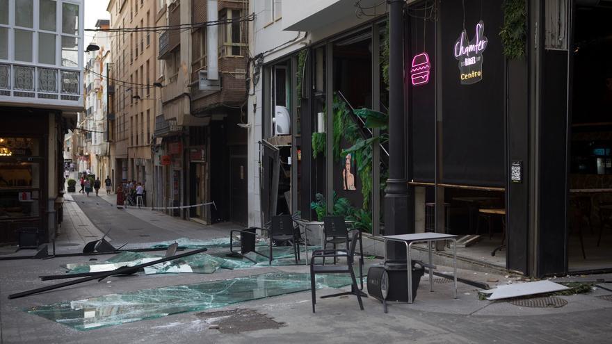 Una explosión en Cartagena revienta los cristales de un local