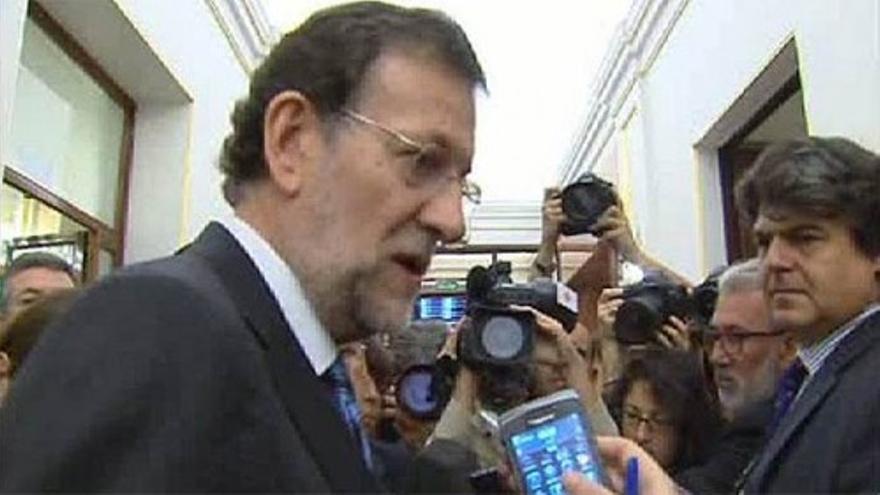 Rajoy: &quot;Lo más urgente es que se diga que el euro es irreversible&quot;