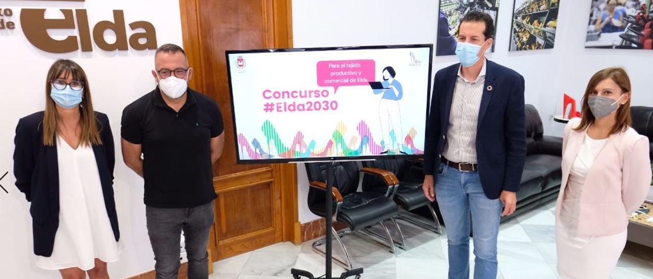 La presentación del concurso en la Alcaldía.