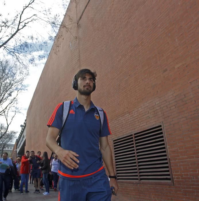 La expedición del Valencia ya está en Madrid