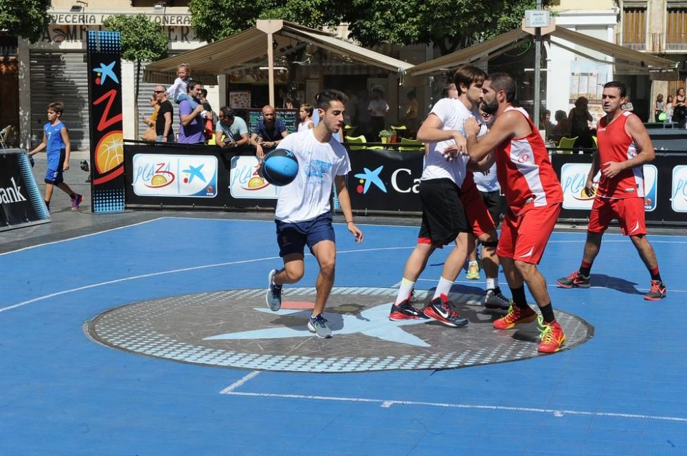 Baloncesto 3x3 en la Plaza Belluga