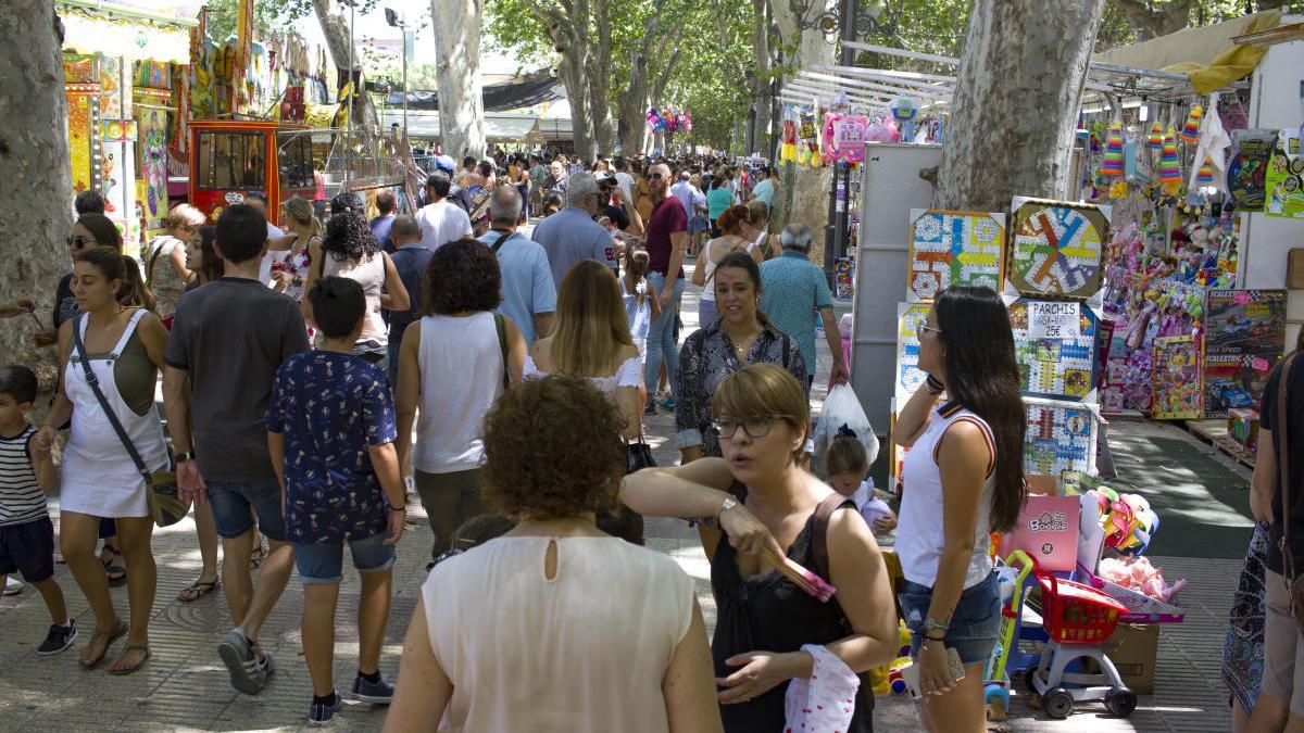 Ambiente en un día de la Fira d&#039;Agost de Xàtiva del año pasado