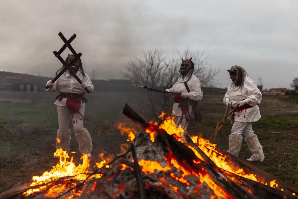 Magosto y mascaradas en Montamarta.