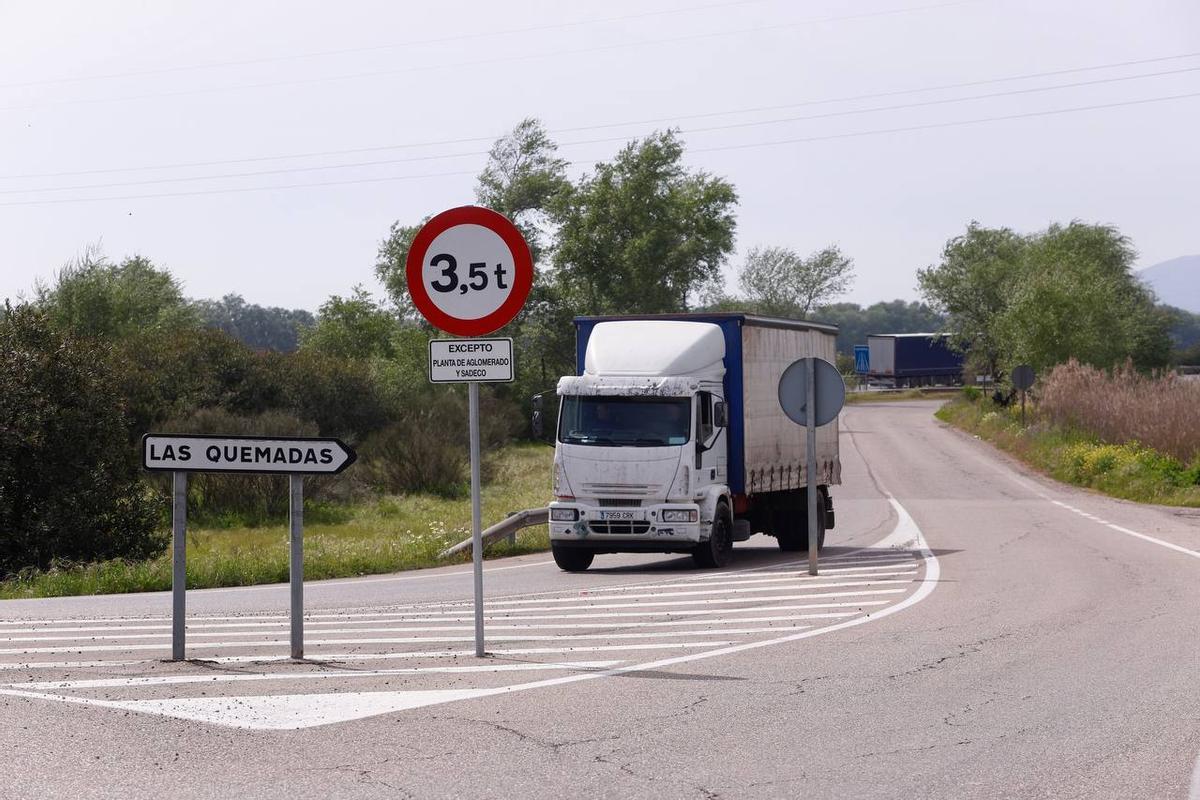 Salida a las Quemadas desde la carretera.