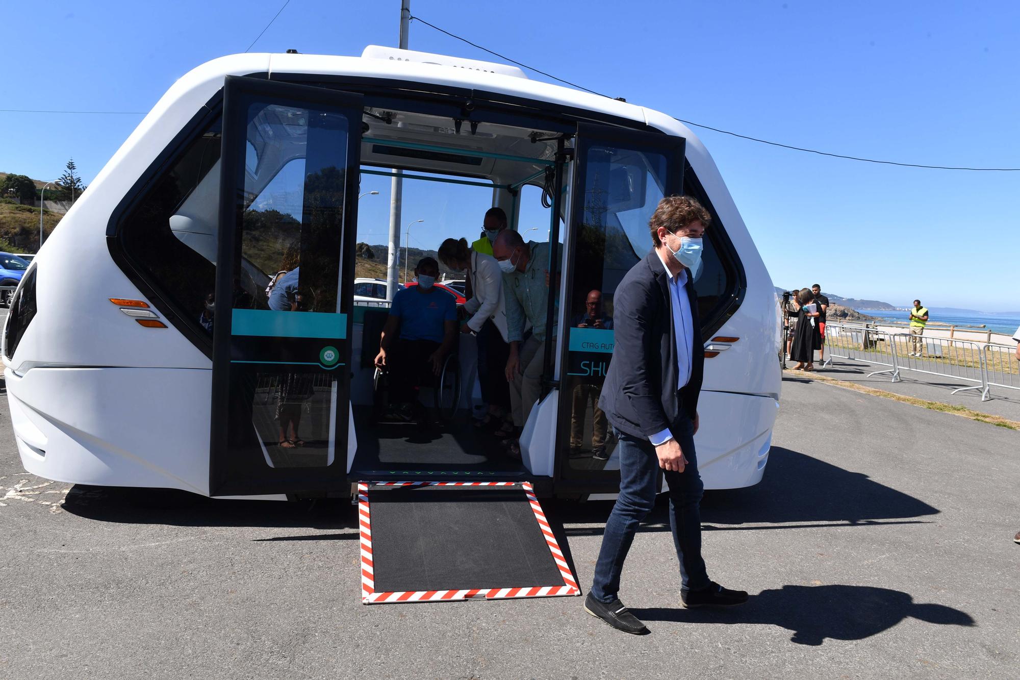 El bus más deseado recorre Arteixo sin conductor