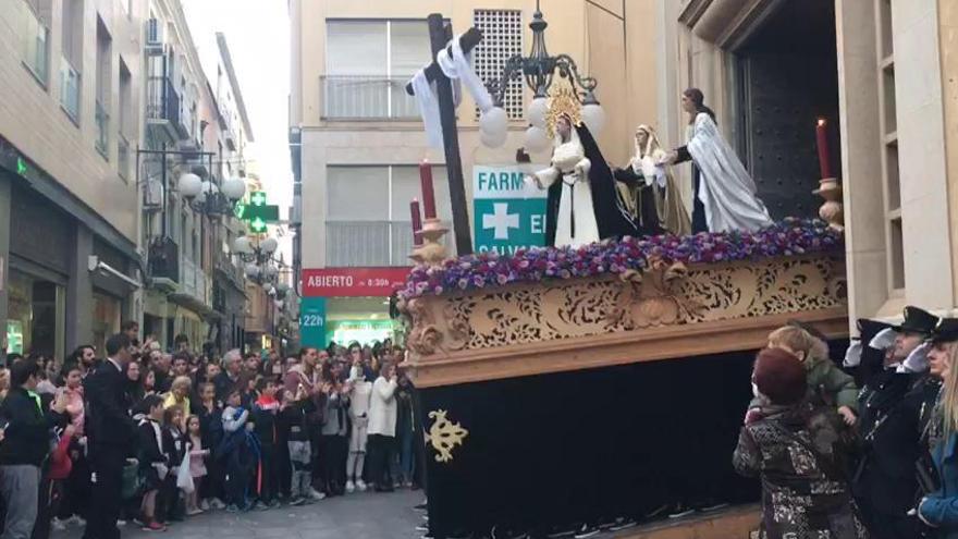 Oración en el Calvario de Elche