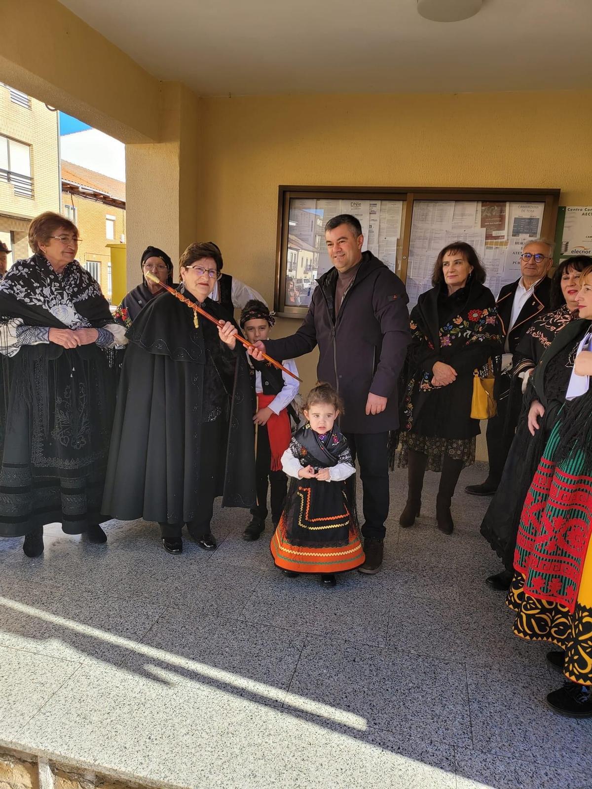 La celebración de Águedas en Camarzana de Tera. / E. P.