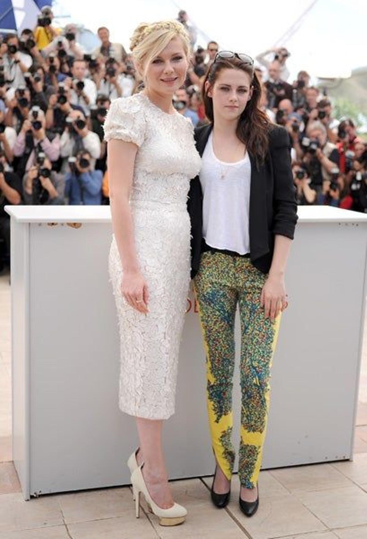 Kristen Stewart y Kirsten Dunst presentan On the Road en Cannes